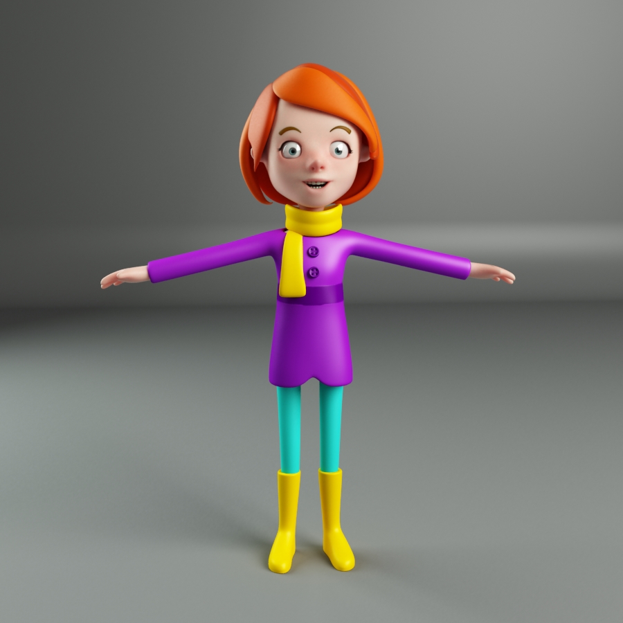 Mom character 3D variant 3